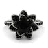 Lotus Black Diamond Engagement Ring - Princess Lotus no. 6